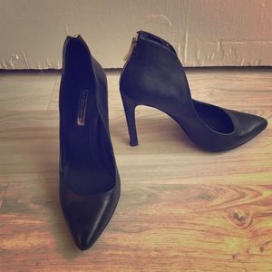 BCBGeneration tall black heels, sz 8